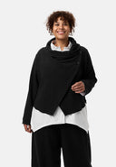 'Collina' jakke – Elegant kort jakke med slå-om-look & struktur