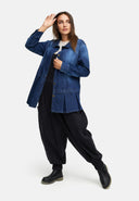 Casaco-blusa de denim premium 'Indiga'