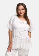 Tunika Kekoo con tulle 'Serra'