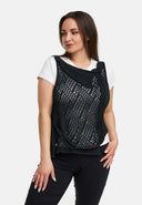 Kekoo Strick Überwurf Asymmetrisch 'Cotton'