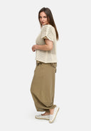 T-léine Cniotáilte Kekoo 'Cotton'