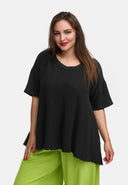 Camicia a linea A in lino 'Venti'