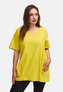 Langskjorte af hør i ballon silhuet 'Venti'