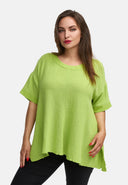 Camicia a linea A in lino 'Venti'