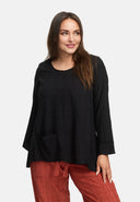 Lang shirt in A-lijn 'Ferina'