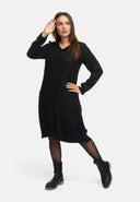 Elegante abito, linea ad A, con motivo strutturato 'Noira'