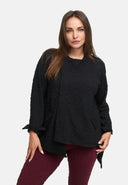 Casaco assimétrico com fecho 'Floréa'