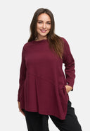 Χαλαρή τουνίκ από μείγμα κάνναβης-βαμβακιού 'Elure'