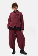'Collina' jakke – Elegant kort jakke med slå-om-look & struktur