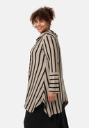 'Sienna' Tunika - Viskose-Stretch, Zipfelsaum
