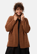 'Vella' Strickcardigan - Baumwollmix mit Wolle, lockerer Schnitt