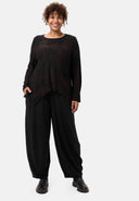 'Ombra' Shirt - weicher Viskosemix mit asymmetrischem Schnitt