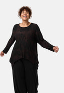 'Ombra' Shirt - weicher Viskosemix mit asymmetrischem Schnitt