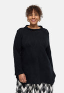 'Lova' tunika - bomuld-stretch, strukturmønster