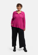 'Marella' bluse – bomuldsblanding, strukturstof