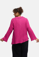 'Marella' bluse – bomuldsblanding, strukturstof