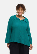 'Marella' bluse – bomuldsblanding, strukturstof