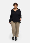 'Marella' bluse – bomuldsblanding, strukturstof