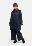 'Nila' frakke – Dark Denim, hætte