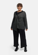 'Perlina' tunic – mixed materials, draped