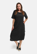 Vestido de linho em linha A 'Venti'