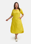 Vestido de linho em linha A 'Venti'