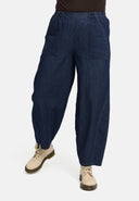 Bred buks i denimblå 'Bella'
