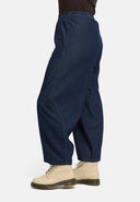 Bred buks i denimblå 'Bella'