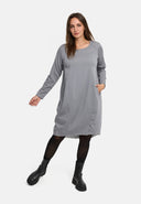 'Juline' Kleid – Denim mit Stetch in O-Silhouette