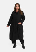 'Calina' Coat made of Parachute, with Lining, A-Line