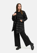 Kurtka 'Noelle' – elegancka, miękki połysk i świąteczna