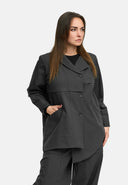 'Cleo' blusejakke – knappelig, afslappet bred, smukke linjer