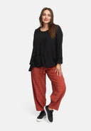 Camisola comprida em linha A 'Ferina'