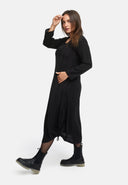 Dress in A-line with Gathering 'Ferina'