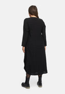 Dress in A-line with Gathering 'Ferina'
