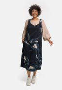 'Velisse' Latzkleid – Baumwollstretch, Midi