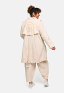 'Livia' Parka de mi-saison – doux, minutieux & moderne