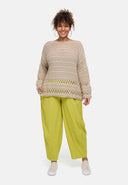 Pantalon 'Livia' – Coupe ample, design épuré, et extensible