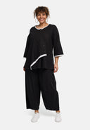 'Saria' Bluse – asymmetrisch, leicht & natürlich