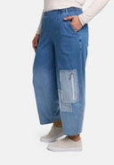 Calças 'Sky' – Denim Premium, Remendo & Elasticidade