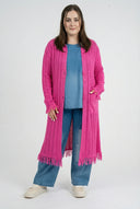 Długi kardigan 'Cotture' – Miękki w dotyku, stylowy krój i przewiewny