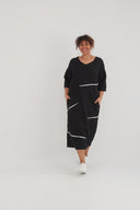 Robe midi 'Saria' – épurée, confortable et naturelle