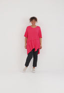 'Crissa' V-hals Tunika – let, afslappet & figursmigrende