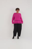 Pantalon 'Livia' – Coupe ample, design épuré, et extensible