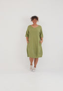 Vestido 'Olina' – leve, estruturado e com elasticidade suave