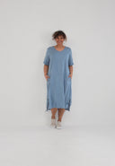 Abito 'Alina' – linea ad A, morbido e con dettagli con coulisse